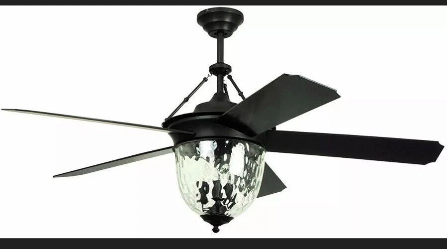 52” Craft-Made Knightsbridge Electric Fan Bronze Light Ceiling Fan 5 Blades KM52 - Image 2 of 2