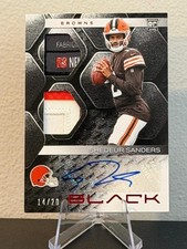 2025 Shedeur Sanders BLACK RC AUTO  LAUNDRY TAG /20