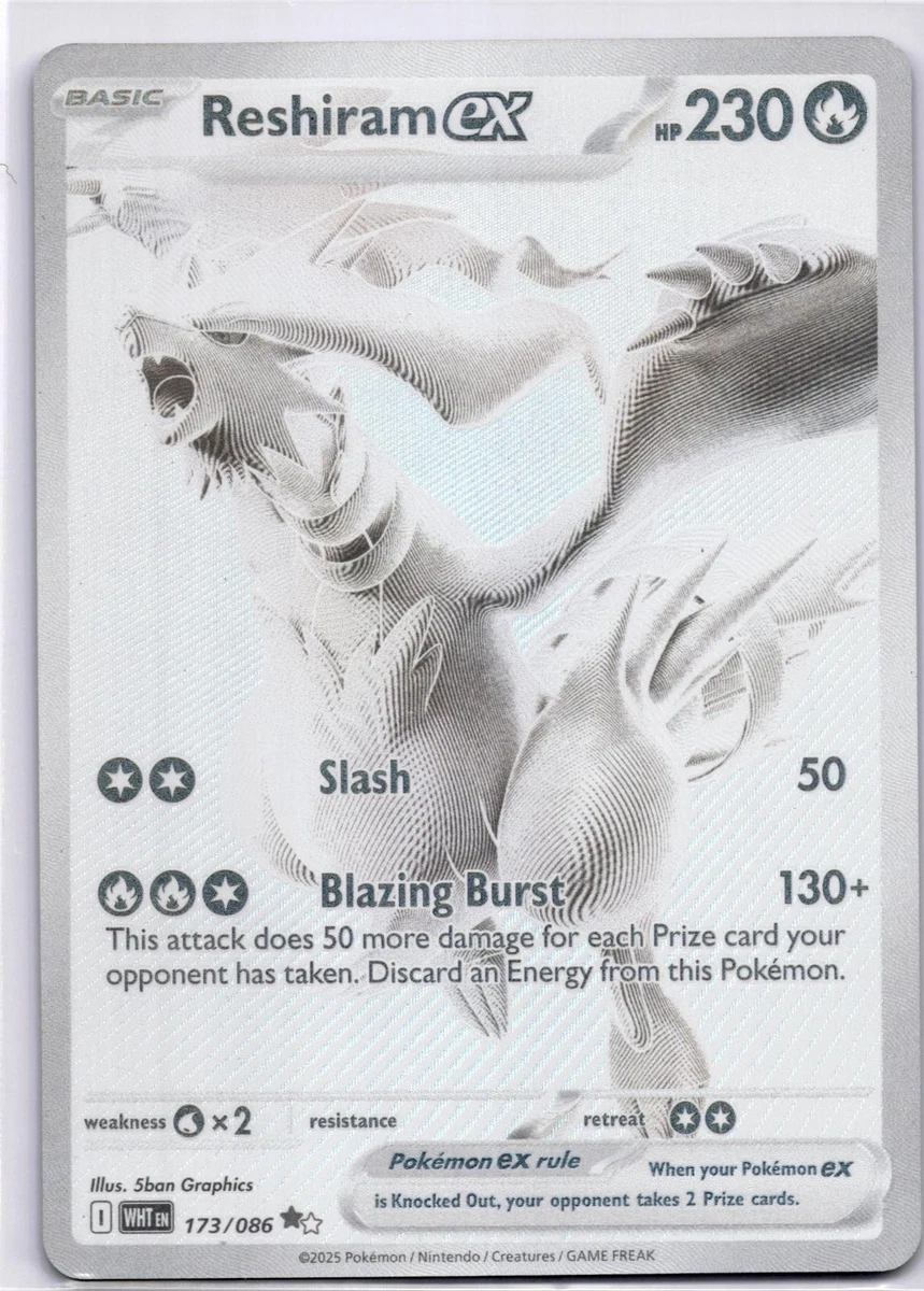Reshiram Ex for sale | eBay