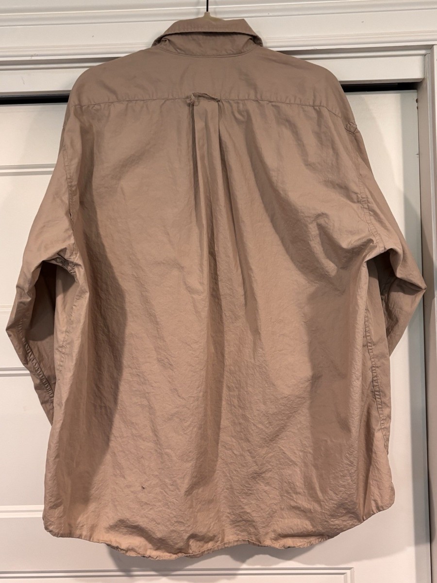 Chemise De Pêche Vintage Filson 656 – Homme – Kaki – Longue – Made In USA