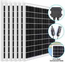100W 200W 400W 600Watt 12V Monocrystalline Solar Panel Home RV Camping Off Grid