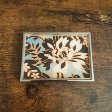 Chinese Flower Floral Belt Buckle Enamel Steel Backing UNIQUE RARE