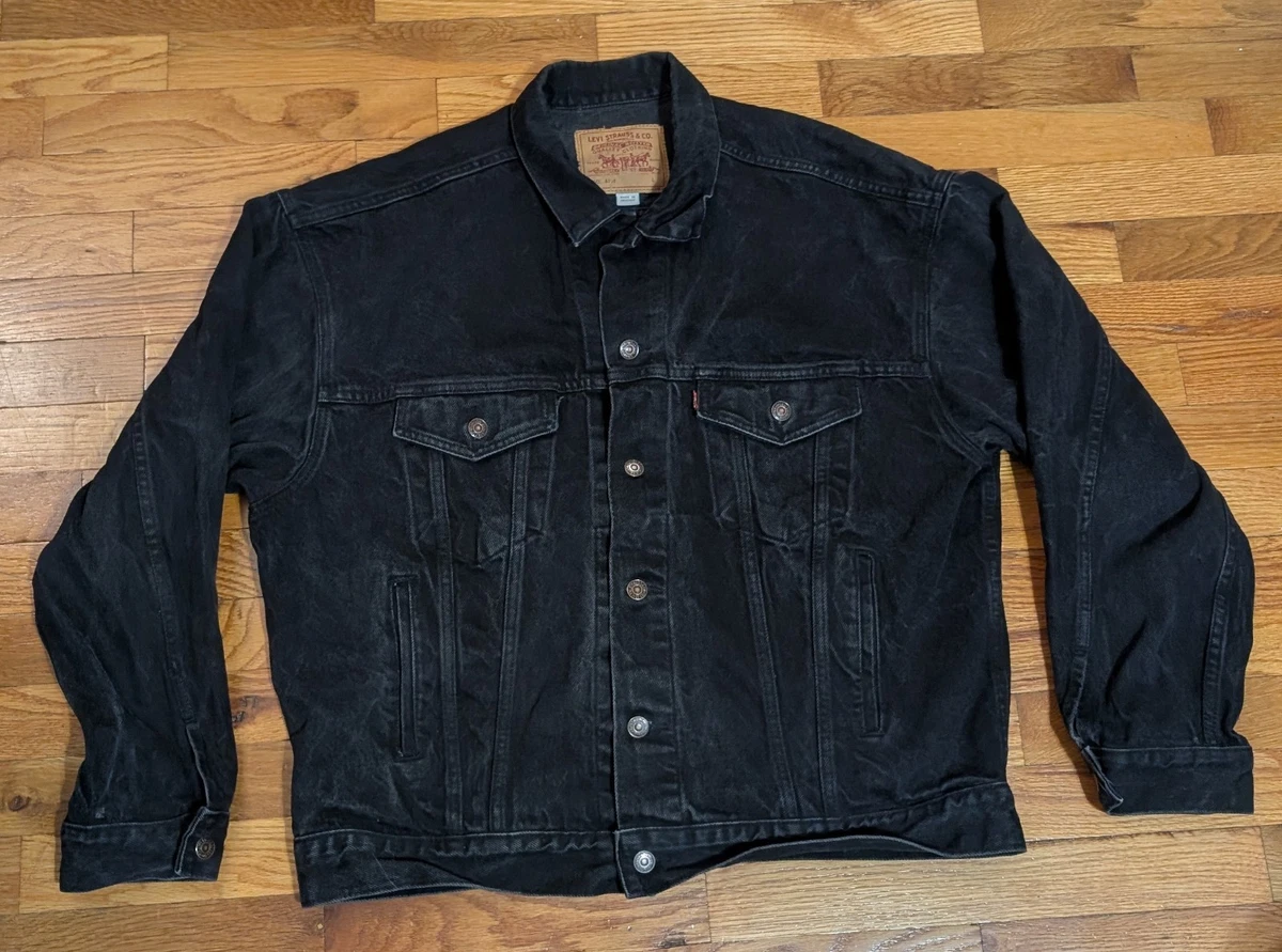 Denim Black Vintage Outerwear Coats & Jackets for Men for sale - eBay