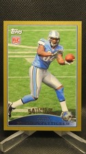 BRANDON PETTIGREW 2009 TOPPS GOLD BORDER SP ROOKIE CARD #D 1407/2009 LIONS