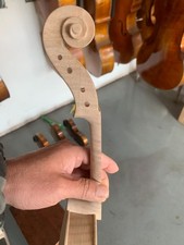 Aged Wood Unvarnished handmade 4/4 violin Stradivarius 1716 DDP to USA 