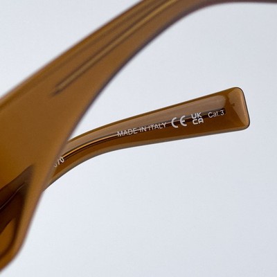 Saint Laurent Women Sunglasses Transparent Brown Rectangle  display picture 1