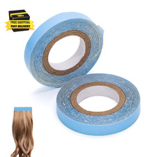 2 Rolls Hair Extension Tape, 9.84 Feet Hair Wig Tape Double Sided Adhesive Tape