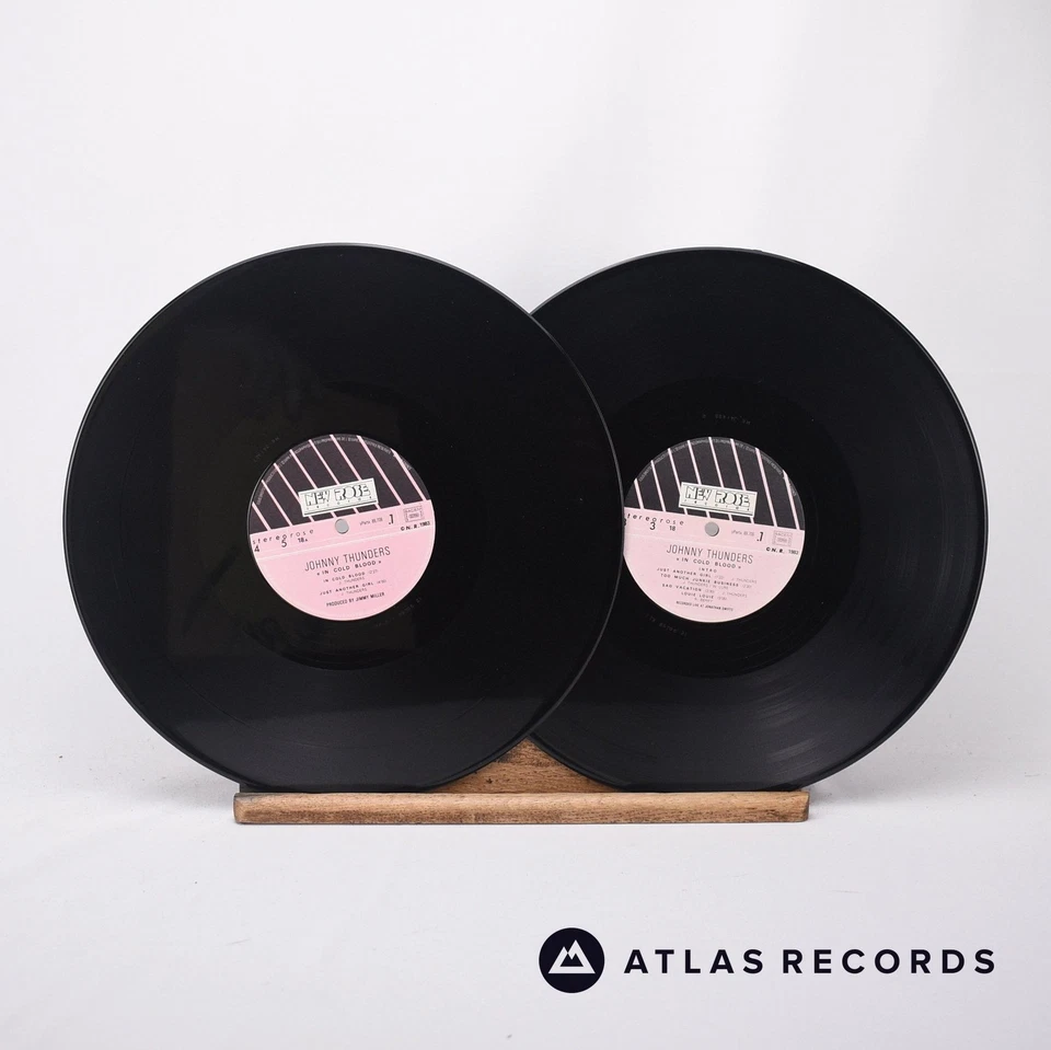 Johnny Thunders In Cold Blood First Press France 12" + LP Vinyl Record - VG+/VG+ - Image 4 of 4