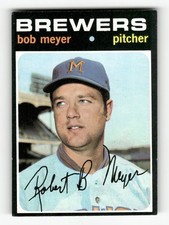 1971 Topps Bob Meyer #456 Milwaukee Brewers