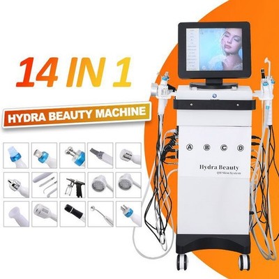 14IN1 Hydra Spa Facial Beauty Machine Dermabrasion Skin Cleaning Face Lift US E0