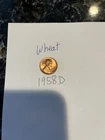 1958-D 1C RD Lincoln Cent