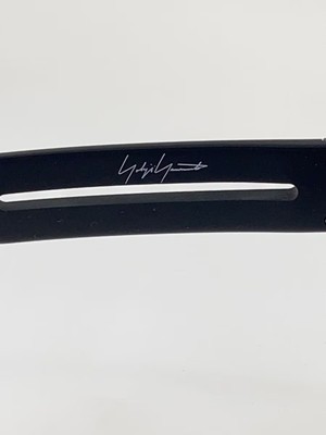 YOHJI YAMAMOTO Sunglasses Black Green Men