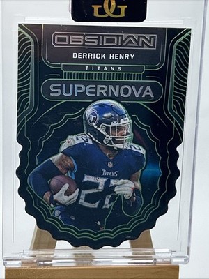 2022 Panini Obsidian Derrick Henry Die-cut Supernova 25/25 Tenn Titans SN-DHE