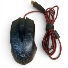 Red Dragon Wired USB LED Optical Weighted Gaming Mouse 3200 DPI S107-BA Redragon