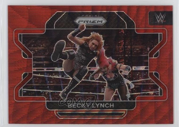 2022 Panini Prizm WWE Ruby Wave Prizm Becky Lynch #97