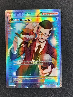 Pokemon Battle Reporter 109/111 XY Furious Fists Ultra Rare EXC