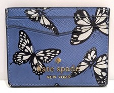 Kate Spade Staci Blue Butterfly Sky Card Case KC797
