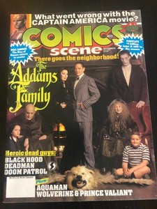 Magazine COMICSSCENE #23 - Adam';s Family Teenage Mutant Turtles Cap Movie '91