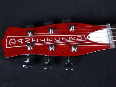 Electric Guitar Danelectro 59M NOS+ Metal Flake Red Made in Korea