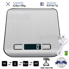 10kg Digital Kitchen Scales LCD Food Weight Balance Postal Electronic Scale Uk