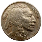 1937 Buffalo Nickel - XF - Full Horn