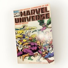 THE OFFICIAL HANDBOOK OF THE MARVEL UNIVERSE DELUXE EDITION #1 NM
