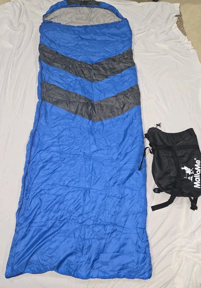 MalloMe Sleeping Bags for Adults Cold Weather & Warm - Backpacking three seasons - Image 3 of 4