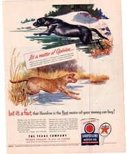 1951 Havoline 'It's a Matter of Opinion' Motor Oil Single Page Print Ad