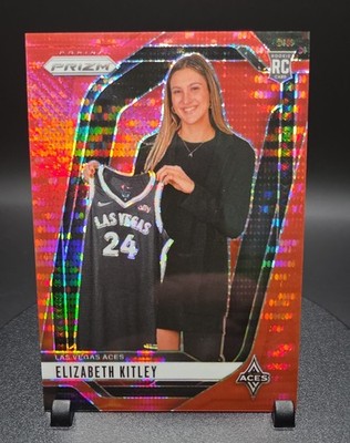 2024 Panini Prizm WNBA - Elizabeth Kitley #140 Red Pulsar Prizm /299 (RC)