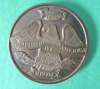 Vintage SPIRIT OF AMERICA 1776-1976 Belt Buckle SPECCAST Rockford, IL