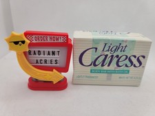 Light Caress 1993 Lever Bar Soap Vintage FREE Shipping Made In USA Sealed Box