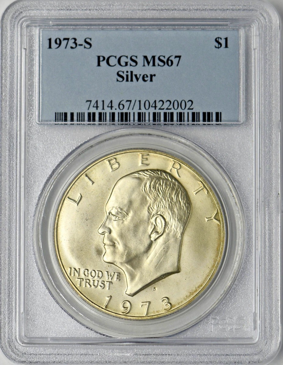 MS 67 Graded 1973 Eisenhower Dollars (1971-1978) for sale | eBay