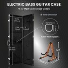 Yescom Rectangular Electric Bass Guitar Case Hard Shell w/ Folding Guitar Stand — photo 3