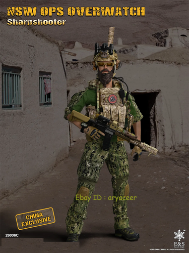 ES Easy&Simple 26036C NSW OPS Overwatch Sharpshooter AOR2 Figure In Stock - Picture 1 of 9
