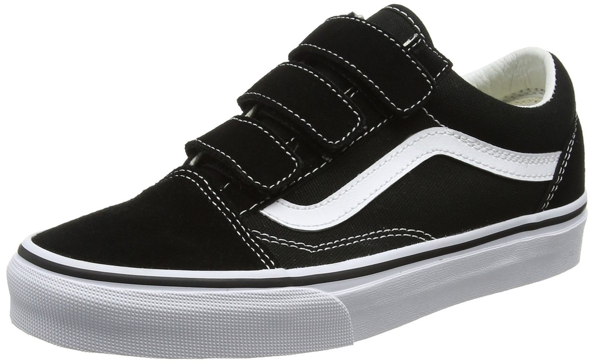 Vans Adult Unisex Old Skool V Shoes | (Suede/Canvas) Black/True