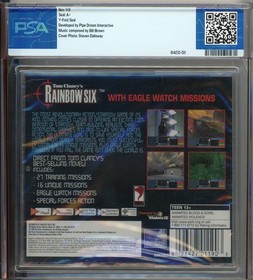Tom Clancy's Rainbow Six Sega Dreamcast Sealed A+ Graded PSA 9.8