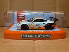 Scalextric Slot Car 1/32 C3732 Porsche 911 Silverstone Gulf 86 New in box