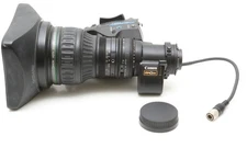 Canon HJ21eX7.8B IRSD HD 2/3” eHDxs lens W/2X Extender, Clean optics, Works!