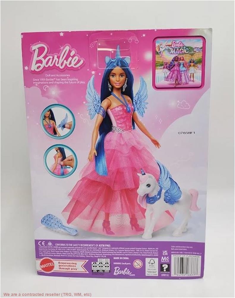 Barbie Unicorn Toy 65th Anniversary Doll SEE DETAILS for