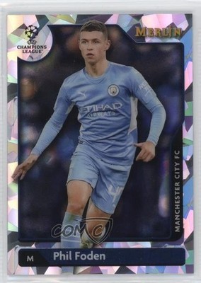 2021 Topps Merlin Collection Chrome UEFA Club Competitions /250 Phil Foden 13gh