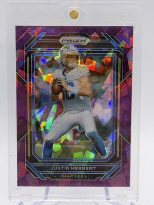 2022 Panini Prizm - Justin Herbert #149 Purple Ice Prizm /225 (CS-CH)