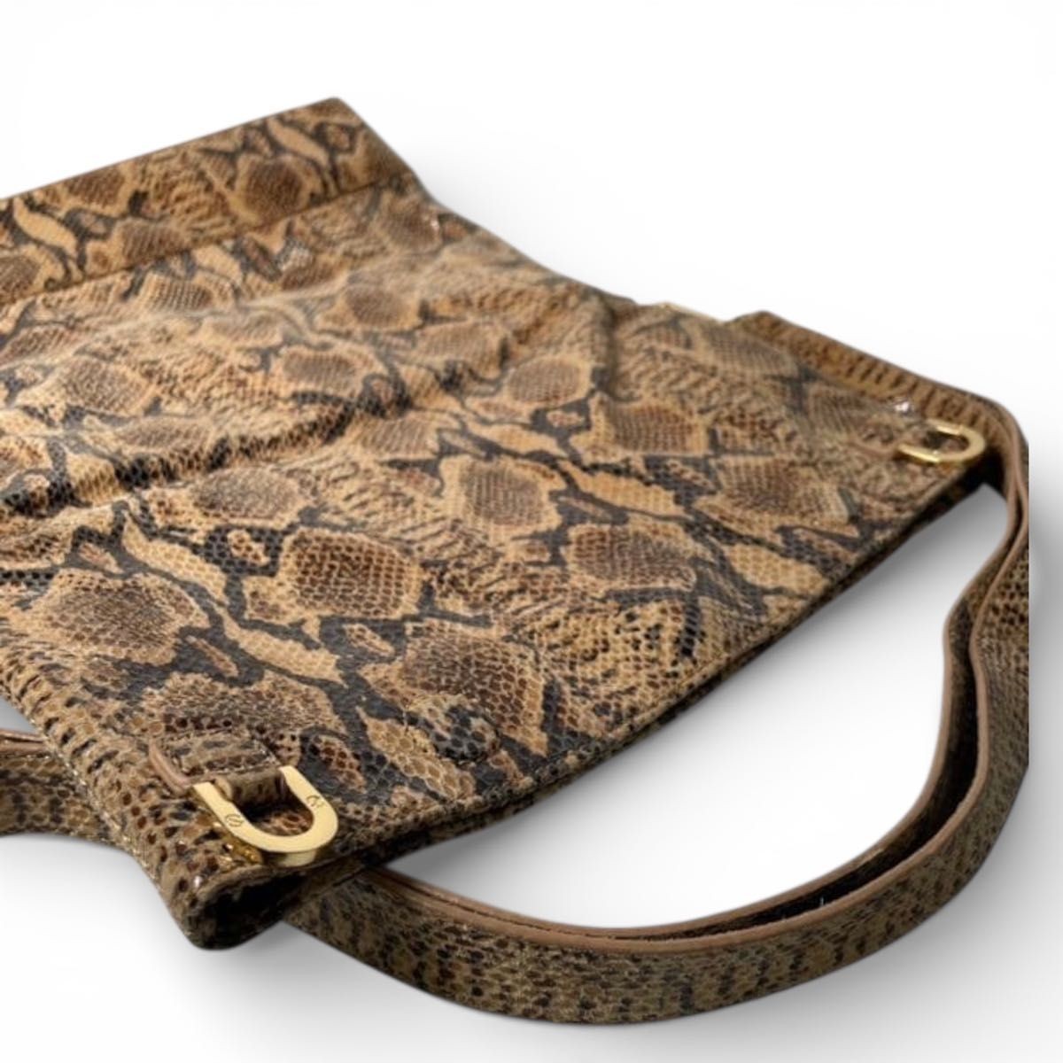 Rare Tory Burch Python Pattern 2WAY Adjustable Sh… - image 7