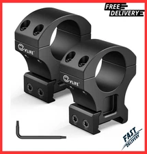 Precision 1 Inch Scope Rings Scope Mount - 2 Pieces