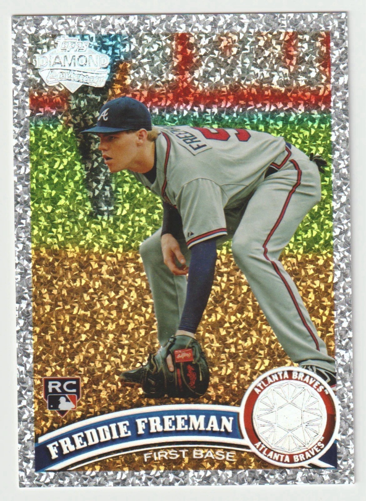 2011 Topps Freddie Freeman Diamond Anniversary #145 ROOKIE RC
