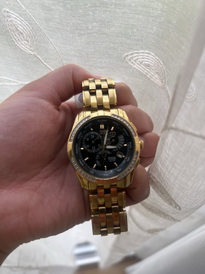 #ad Citizen Men’s Diamond Eco Drive Calibre 8700 GOLD PVD Bracelet Watch BL8042 54E $400.00