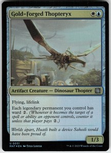 Gold-Forged Thopteryx #31 Foil March of the Machine: The Aftermath