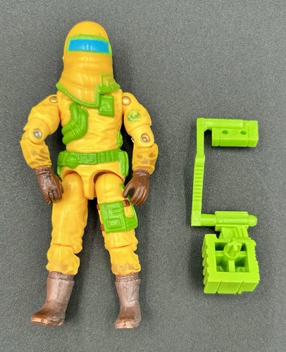 Vintage 1991 Hasbro GI Joe ARAH Eco-Warriors Clean-Sweep With Accessories