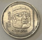 Vintage Very Rare Cultura Olmeca 1 T-oz .999 Silver Plata Pura Ancient Aliens