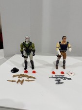 VINTAGE 1986 MATTEL BRAVESTARR MARSHALL BRAVESTARR TEX-HEX 100% COMPLETE FIGURES