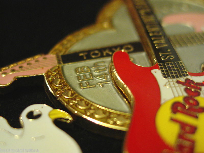 Tokyo 2000 VALENTINES DAY Hard Rock Cafe ( 4 ) Pin SET | eBay